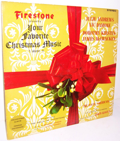 FIRESTONE TIRE CHRISTMAS MUSIC VINYL LP RECORD VOL 4  